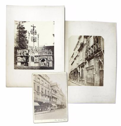 Photographes normands. Caen, le Mans et Calvaire,...