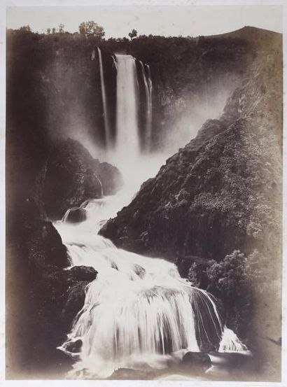 Frères Alinari
Vue des Chutes de Terni, vers...