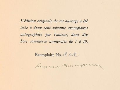 SAINT-EXUPÉRY (Antoine de)
Le Petit Prince...