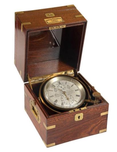 Chronomètre de marine à deux jours de réserve...