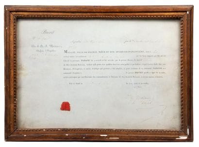 [ROBIN]. Brevet pour Jean Joseph Robin comme...
