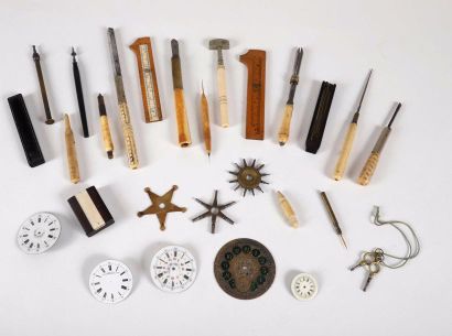 Petit outillage (limes, piques, tourne visses,...
