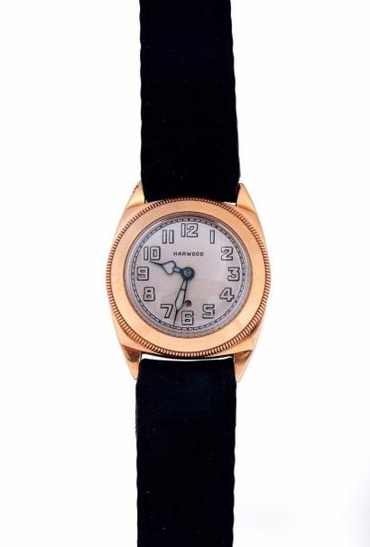 Montre-bracelet automatique signée 'Harwood',...
