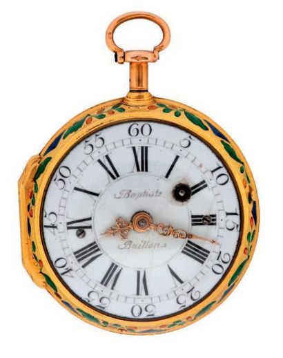 Montre à verge à répétition des quarts à...