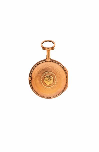 Petite montre à virgule à quantième en ors...