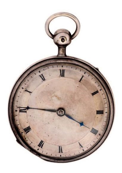 Deux montres en argent dont une à répétition...