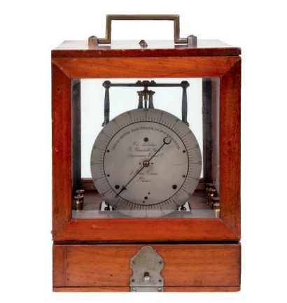 Chronomètre électrique de d'Arsonval signée...