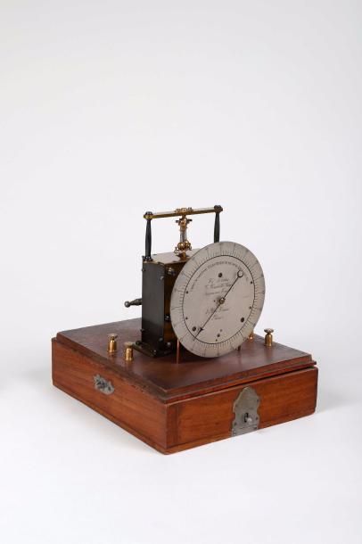 Chronomètre électrique de d'Arsonval signée...