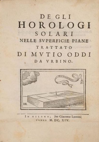 ODDI, Mvtio
De gli horologi solari nelle...