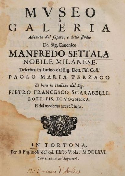 [SETTALA]. Terzago, Paolo Maria & SCARABELLI,...