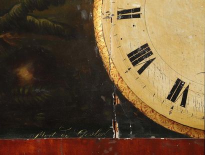 Horloge à orgue avec quatre soldats-musiciens
automates...