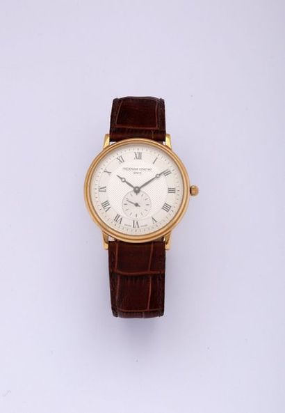 FREDERIC CONSTANT.
Montre d'homme ronde (diamètre:...