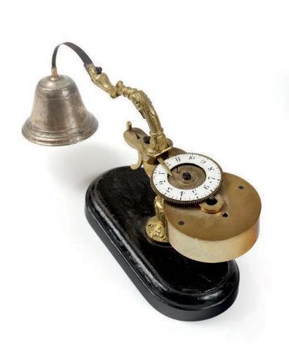 Réveil à tambour de système Laresche. Pied...