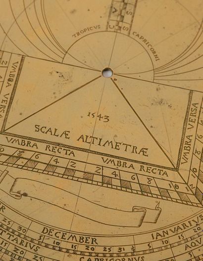 Astrolabe européen à une plaque, France,...