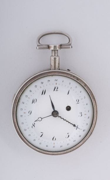 Montre à quantième décimale et à répétition...