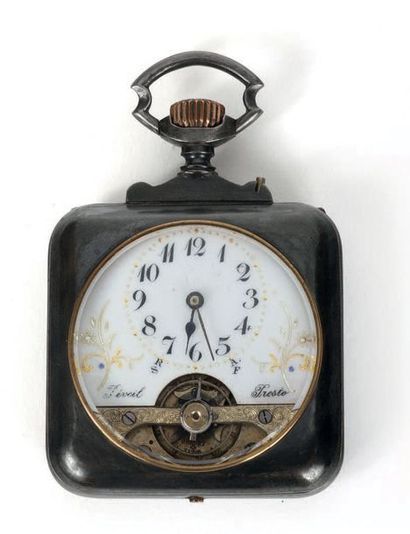 Montre-réveil carrée, système breveté suisse,...