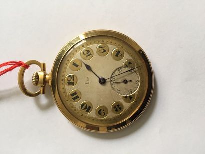 Montre à ancre 'Lip' en or (pb. 50gr).D.56...
