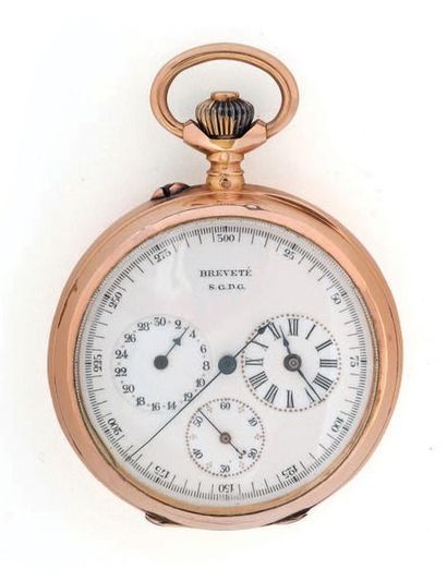 Montre à ancre en or (pb.73gr), 'Lip'.