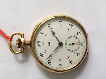 Montre à ancre en or (pb.73gr), 'Lip'.
