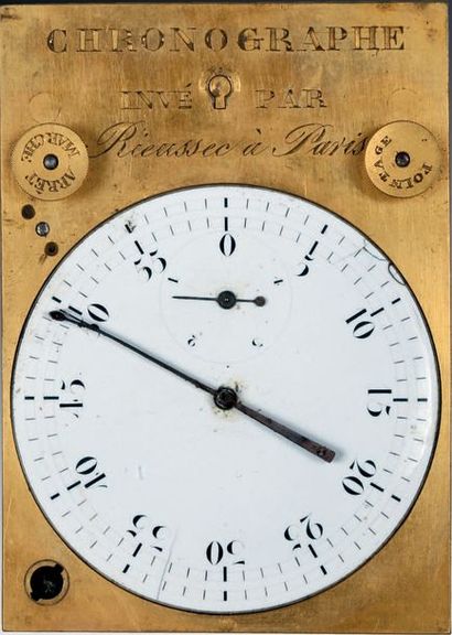 Chronographe encreur signé 'Chronographe...