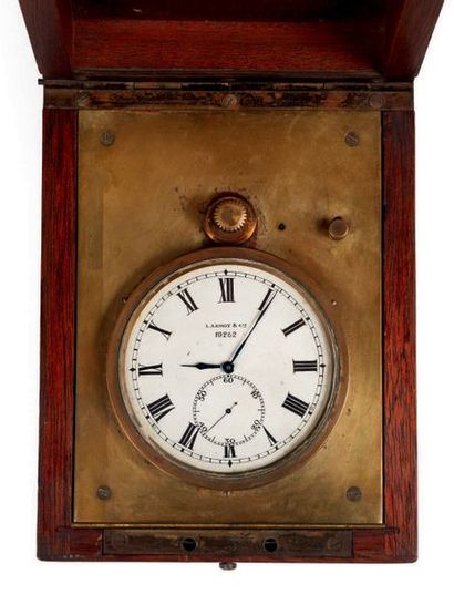 Montre de bord signée 'L. Leroy & Cie 19262',...