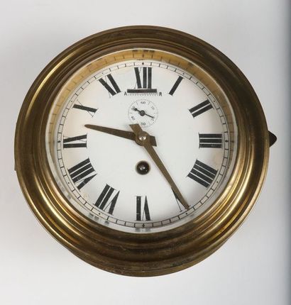 Montre de bord en laiton, mouvement Japy,...
