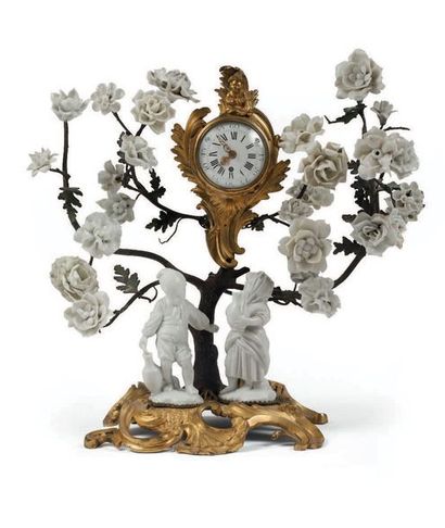 Pendule de cheminée 'Les porteurs d'eau'...