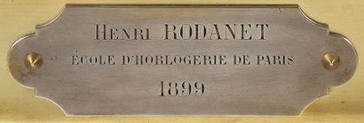 Régulateur de cheminée signé (cadran, cage...