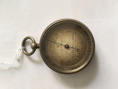 Baromètre-enregistreur cylindrique en laiton...
