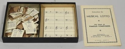 Musical Loto. The Game of Famous Composers,...