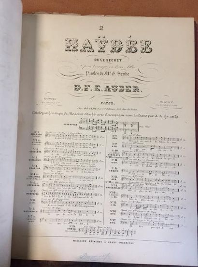 [PIANO, musique pour]. Quatre recueils de...