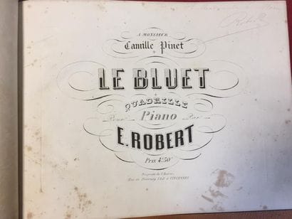 [PIANO, musique pour]. Quatre recueils de...