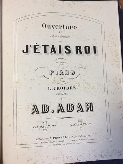 [PIANO, musique pour]. Quatre recueils de...