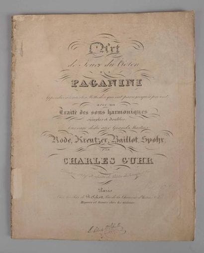 GUHR (Charles).
L'Art de jouer du violon...