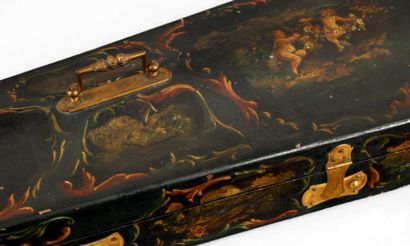 ETUI de violon en bois laqué façon vernis
Martin,...