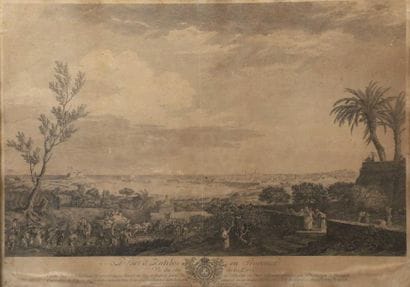 D'après Joseph Vernet
Le Port d'Antibes en...