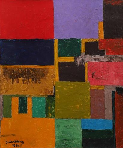 Jacques LANZMANN (1927-2006)
Abstraction
Huile...