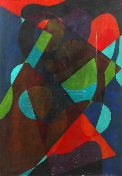 Jean CUILLERAT (1927-1998)
Totem nègre
Huile...