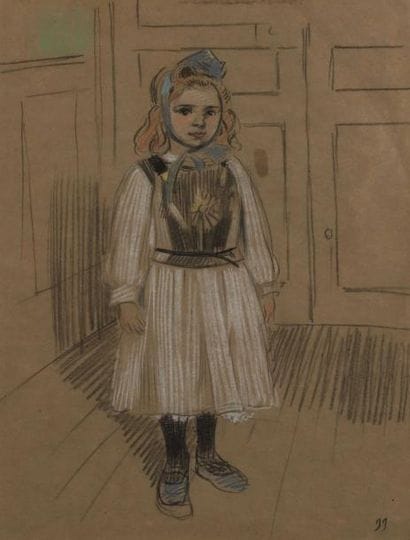 René HERMANN-PAUL (1864-1940)
Petite fille...