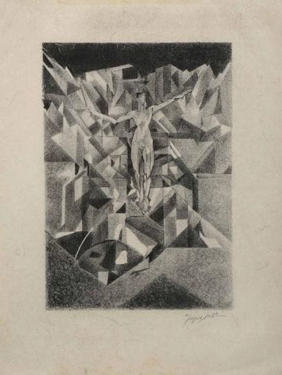 Jacques VILLON (1875-1963)
Christ en croix...