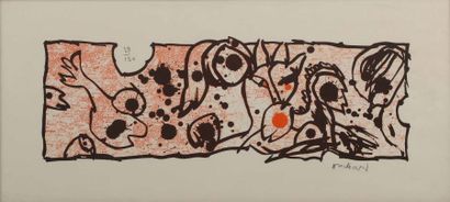 Pierre ALECHINSKY (1927)
Composition Lithographie.
Contresignée...