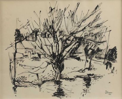 Roland LEFRANC (1931-2000)
Arbres en hiver...