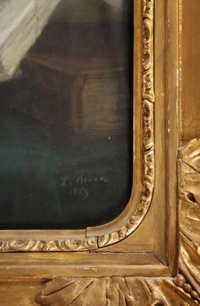 H.125 x 95 cm. REVON Louise, active entre...
