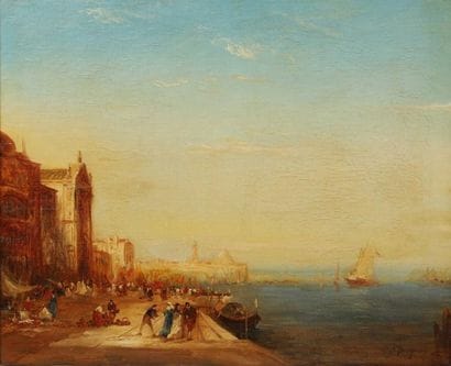 Adolphe BACHMANN (c.1880-?)
Venise
Huile...