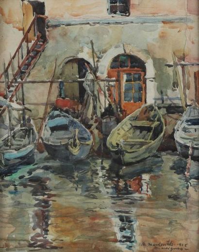 Nicolas MARKOVICTH (1894-1964)
Bateaux au...