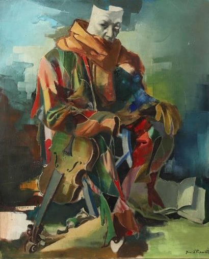 Jean d'Esparbes (1899-1968)
Violoniste
Huile...