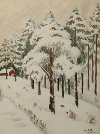 Ben SILBERT (1893-1940)
Le châlet dans la...