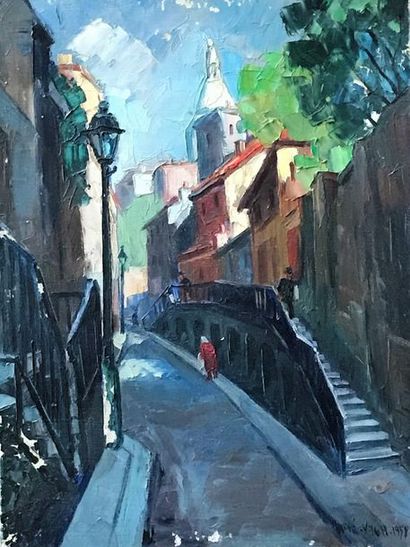 André VAGH WEINMANN (1925)

Rue à Montmartre

Huile...