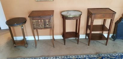 Ensemble de 4 petites tables : 76 x 45 x...