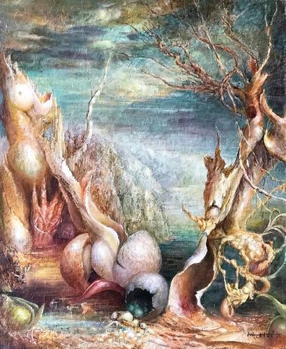André HELLUIN (1926-2015)

Univers marin

Huile...